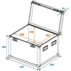 Roadinger Univerzální Case Profi 60x50x50cm