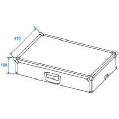 Eurolite Transportní case pro efektové pedály, malý