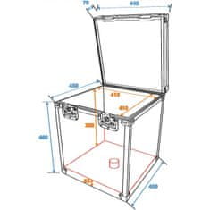 Roadinger Transportní case pro zrcadlové koule 40 cm