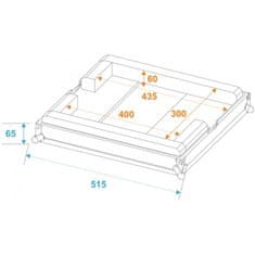 Roadinger Flightcase 1x NSF-350