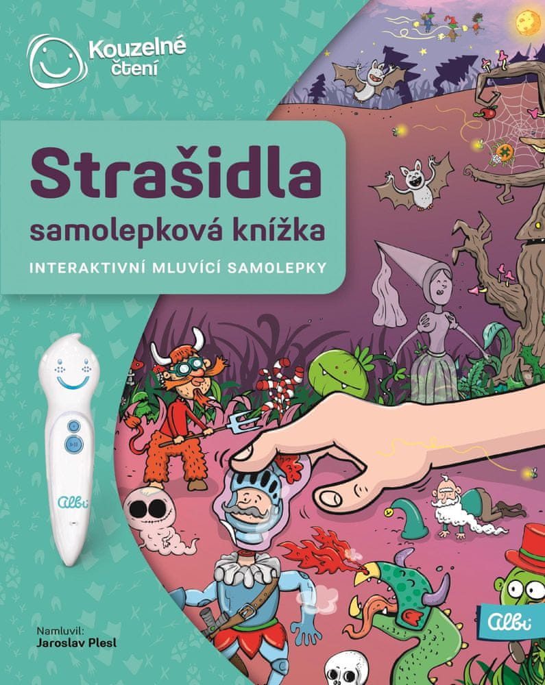 Albi KOUZELNÉ ČTENÍ Samolepková knížka Strašidla