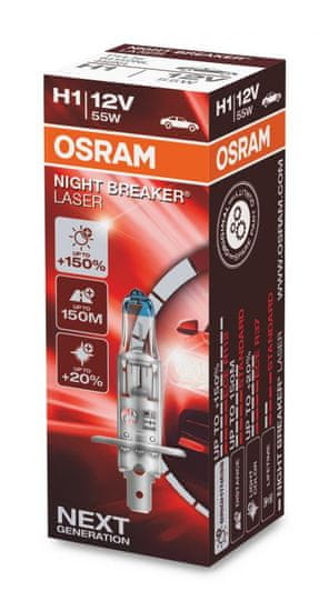 Osram H1 Night Breaker Laser +150% 1ks