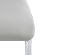 Danish Style Jídelní židle Aber (SET 2 ks), světle šedá