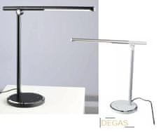 ACA  LED stmívatelná stolní lampička DEGAS 7W/230V/CCT/300Lm/120°/IP20, USB port, bílá