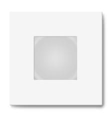 Mivvy Mivvy LED vestavné nástěnné svítidlo SOLO WHITE A 80x80x26mm 1-3W/3000K SOLA3W3KW