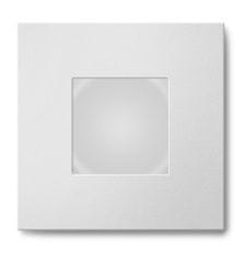 Mivvy Mivvy LED vestavné nástěnné svítidlo SOLO ELOX A 80x80x26mm 1-3W/4000K SOLA3W4KE