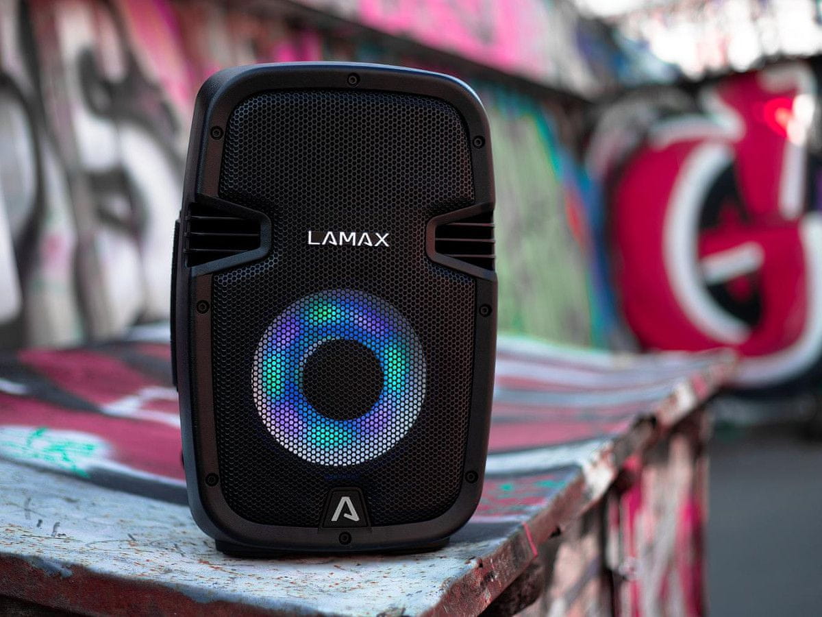 Bezdrôtový reproduktor LAMAX PartyBoomBox300 bluetooth bezdrôtové pripojenie káblové pripojenie true wireless stereo