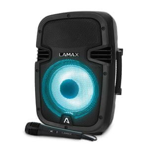 bezdrôtový Bluetooth reproduktor LAMAX PartyBoomBox300 diaľkové ovládanie vstup na mikrofón vodoodolný