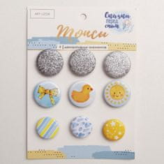 Kraftika Plastové kulaté kabošony na scrapbooking, rozměry 10 x 14 cm