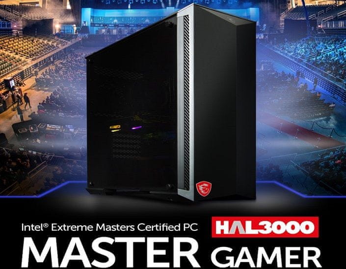 Herní počítač HAL3000 Master Gamer IEM (PCHS2400) GeForce Turing Intel Core i5