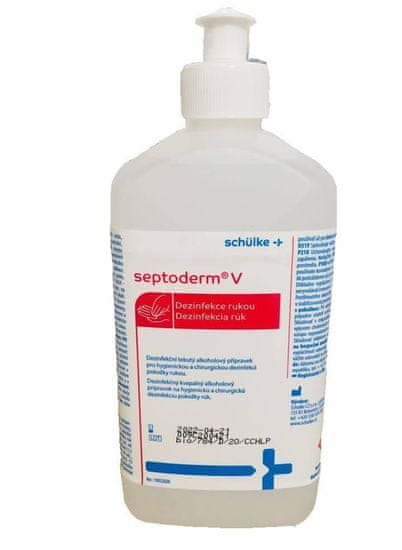 SCHÜLKE Alkoholová dezinfekce rukou Septoderm Gel Pull Push 500ml