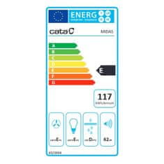 CATA Odsavač par CATA MIDAS GLASS TC3V Nerez 600