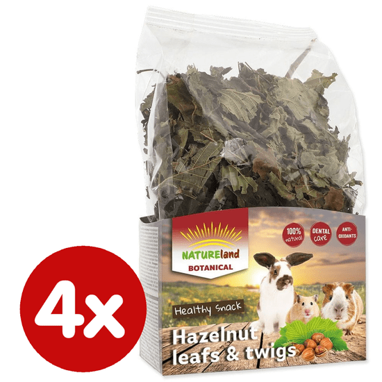 NATURE LAND Botanical větvičky z lísky 4x50 g