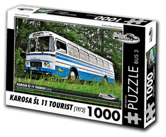 RETRO-AUTA© Puzzle BUS 03 - KAROSA ŠL 11 TOURIST (1973) 1000 dílků