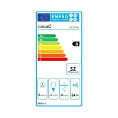 CATA Odsavač par CATA GC DUAL 75 Černé sklo EXTRA TICHÁ A VÝKONNÁ