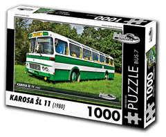 RETRO-AUTA© Puzzle BUS 07 - KAROSA ŠL 11 (1980) 1000 dílků