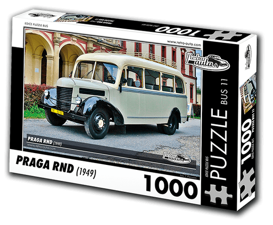 RETRO-AUTA© Puzzle BUS 11 - Praga RND (1949) 1000 dílků