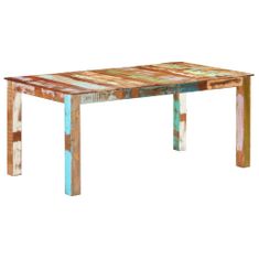 Greatstore Jídelní stůl masivní recyklované dřevo 180 x 90 x 76 cm