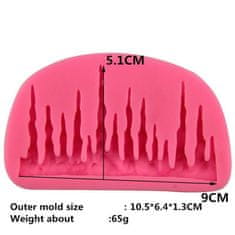 Kraftika Silikonová formička pro tvoření 3d mýdla, svíček
