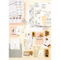 Kraftika Dřevěná a gumová razítka, sada, razítka pro scrapbooking