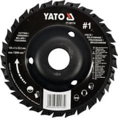 YATO Rotační rašple pilková úhlová 125 mm typ 1