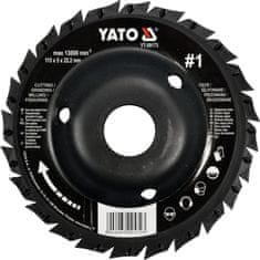 YATO Rotační rašple pilková úhlová 115 mm typ 1