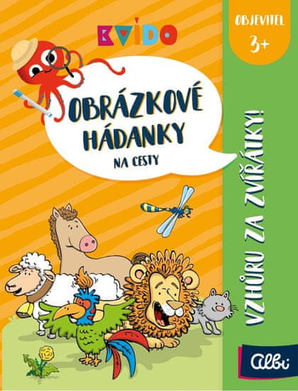 Albi Kvído Obrázkové hádanky - Vzhůru za zvířátky