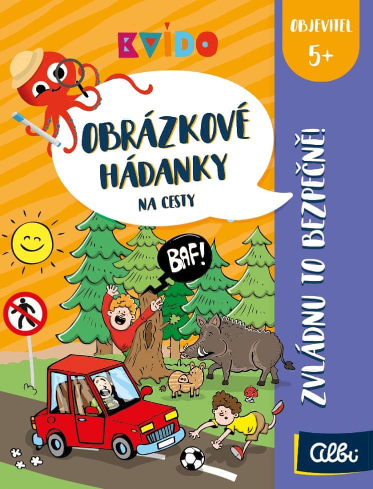 Albi Kvído Obrázkové hádanky - Zvládnu to bezpečně!