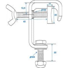 Eurolite Hák TH-25