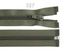 Kraftika 1ks olivine spirálový zip šíře 5mm délka 30cm bundový pol