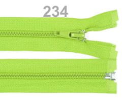 Kraftika 1ks lime green spirálový zip šíře 5mm délka 60cm bundový