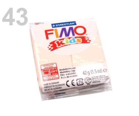 Kraftika 1ks oranžová nejsv. fimo kids 42g, hmota a pomůcky