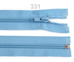 Kraftika 1ks cashmere blue spirálový zip šíře 5mm délka 75cm bundový