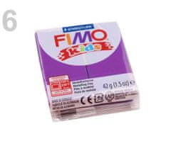 Kraftika 1ks fialová gerbera fimo kids 42g, hmota a pomůcky