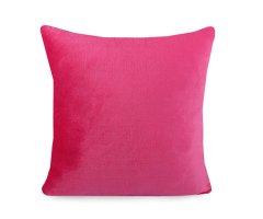 Kraftika 1ks pink povlak na polštář wellsoft minky 45x45cm