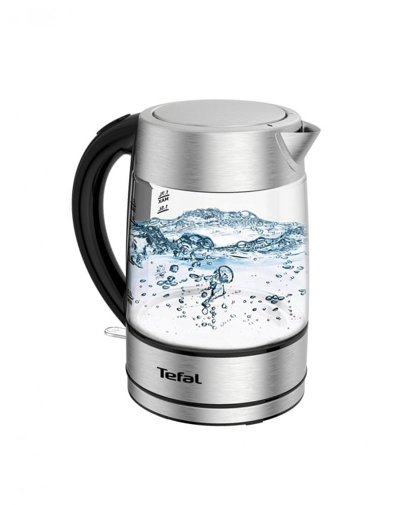 Tefal rychlovarná konvice Glass KI772D38