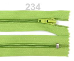 Kraftika 1ks lime green spirálový zip šíře 5mm délka 80cm bundový