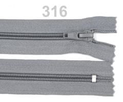 Kraftika 1ks zinc spirálový zip šíře 5mm délka 18cm pol, spirálové