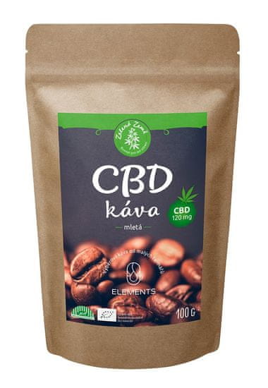 Zelená Země CBD káva BIO 100g