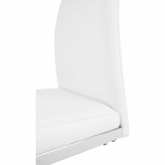 BPS-koupelny Jídelní židle, bílá/chrom, VATENA