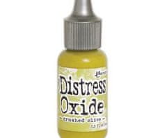 Kraftika Distress oxide náplň 14ml - crushed olive,