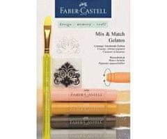 Faber-Castell Pigmentové barvy gelatos tělové barvy sada (4ks) +