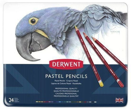 DERWENT Pastely v tužce pastel pencils (24ks),