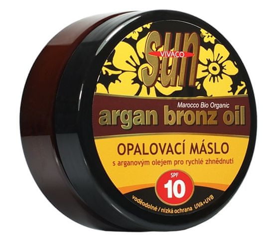 SUN Vital Opalovací máslo s BIO arganovým olejem SPF 10 SUN VITAL  200 ml