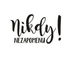 Kraftika Nikdy nezapomenu č. 956 - gumové razítko na dřevě (1ks)