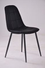 Danish Style Jídelní židle Titte (SET 4 ks), černá