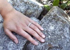Beneto Stříbrný prsten se zirkony AGG325 (Obvod 52 mm)