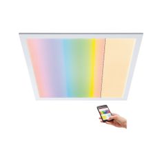 Paulmann PAULMANN LED Panel SmartHome Zigbee Amaris hranaté 595x595mm 35W RGBW 2.700K bílá mat 798.09 79809