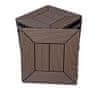 NEXTWOOD WPC dlaždice 30x30 cm, barva wenge, 1 m2 (11 ks)