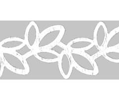 HEYDA Samolepicí papírová krajkovaná stuha č.1 - bílá 1,5cmx2m